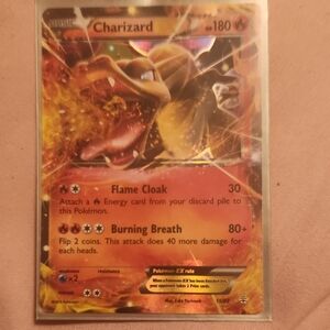 Charizard Pokémon Card with Fiery Design